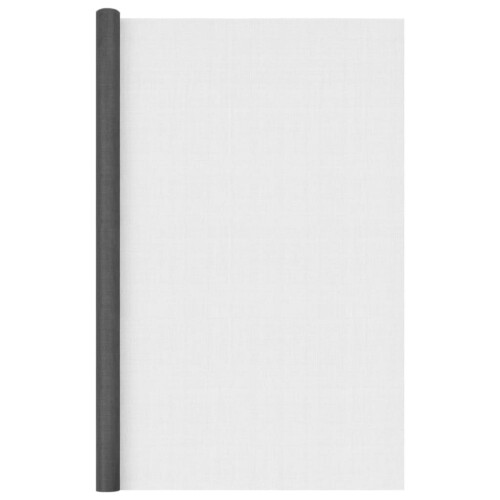 VidaXL vidaXL Fliegengitter Fiberglas 112x2000 cm Schwarz 2