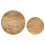 VidaXL vidaXL Solid Mango Wood Coffee Table Set 2 Piece Steel Wooden Side Table Set 6
