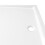 VidaXL vidaXL Rectangular ABS Shower Base Tray White Bathroom Plumbing Shower Parts 6