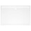 VidaXL vidaXL Rectangular ABS Shower Base Tray White Bathroom Plumbing Shower Parts 4
