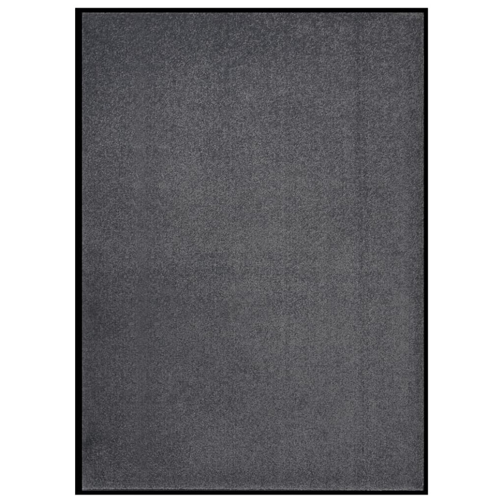 Vidaxl Doormat Anthracite 60X80 Cm Home Floor Decorative Barrier Welcome Mat