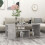VidaXL vidaXL Coffee Table Concrete Grey Engineered Wood End Side Center Accent Table 1