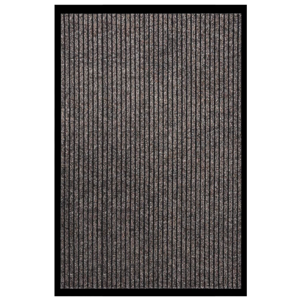 Vidaxl Doormat Striped Beige 80X120 Cm Home Floor Decorative Welcome Mat Rug