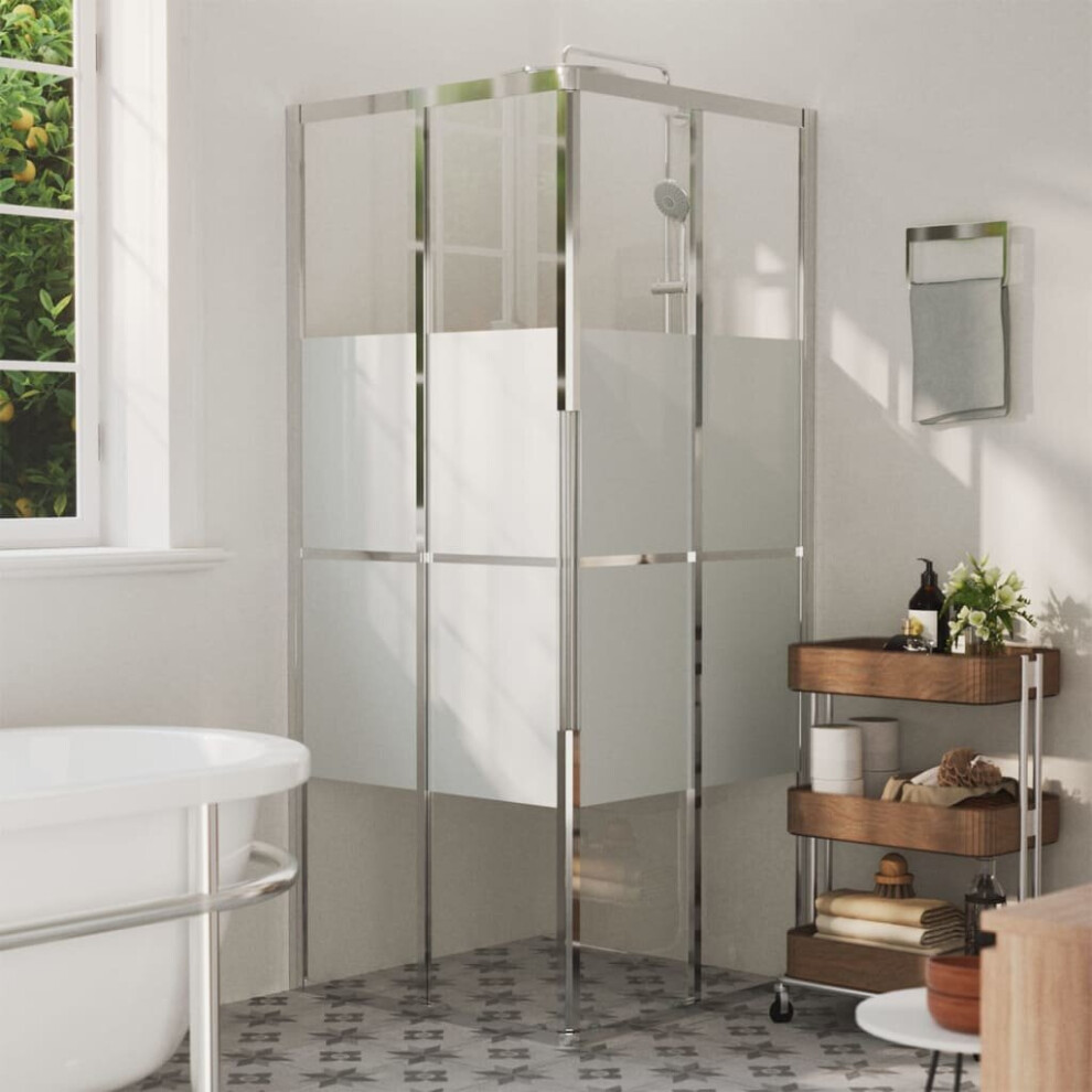 vidaXL Shower Cabin ESG Bathroom Shower Enclosure Cabinet Screen Cabin Cubicle