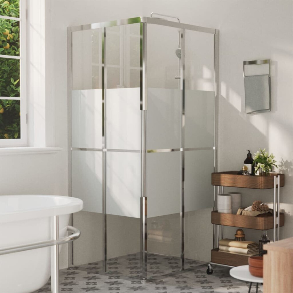 vidaXL Shower Cabin ESG Bathroom Shower Enclosure Cabinet Screen Cabin Cubicle