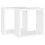 VidaXL vidaXL 2x Wall Cube Shelves White Storage Wall Hanging Floating Shelf Unit 5