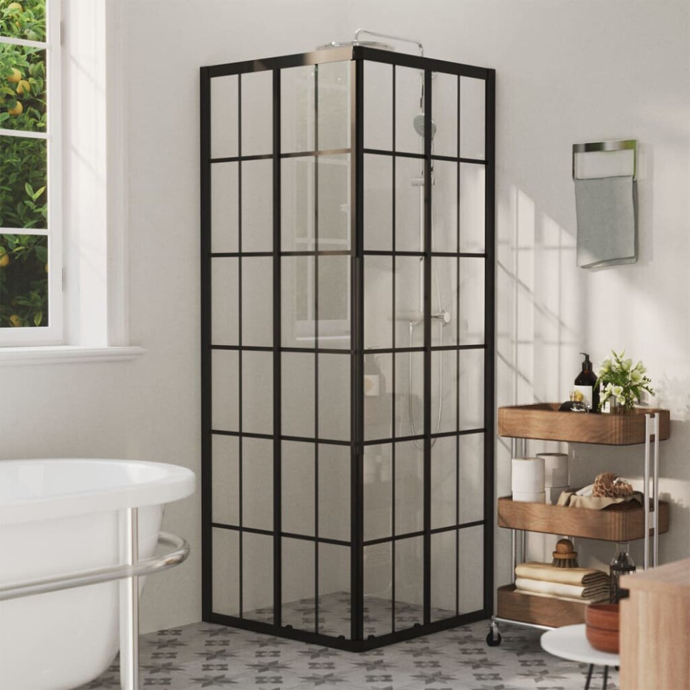 vidaXL Shower Cabin ESG Bathroom Shower Enclosure Cabinet Screen Cabin Cubicle