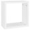 VidaXL vidaXL 2x Wall Cube Shelves White Storage Wall Hanging Floating Shelf Unit 7