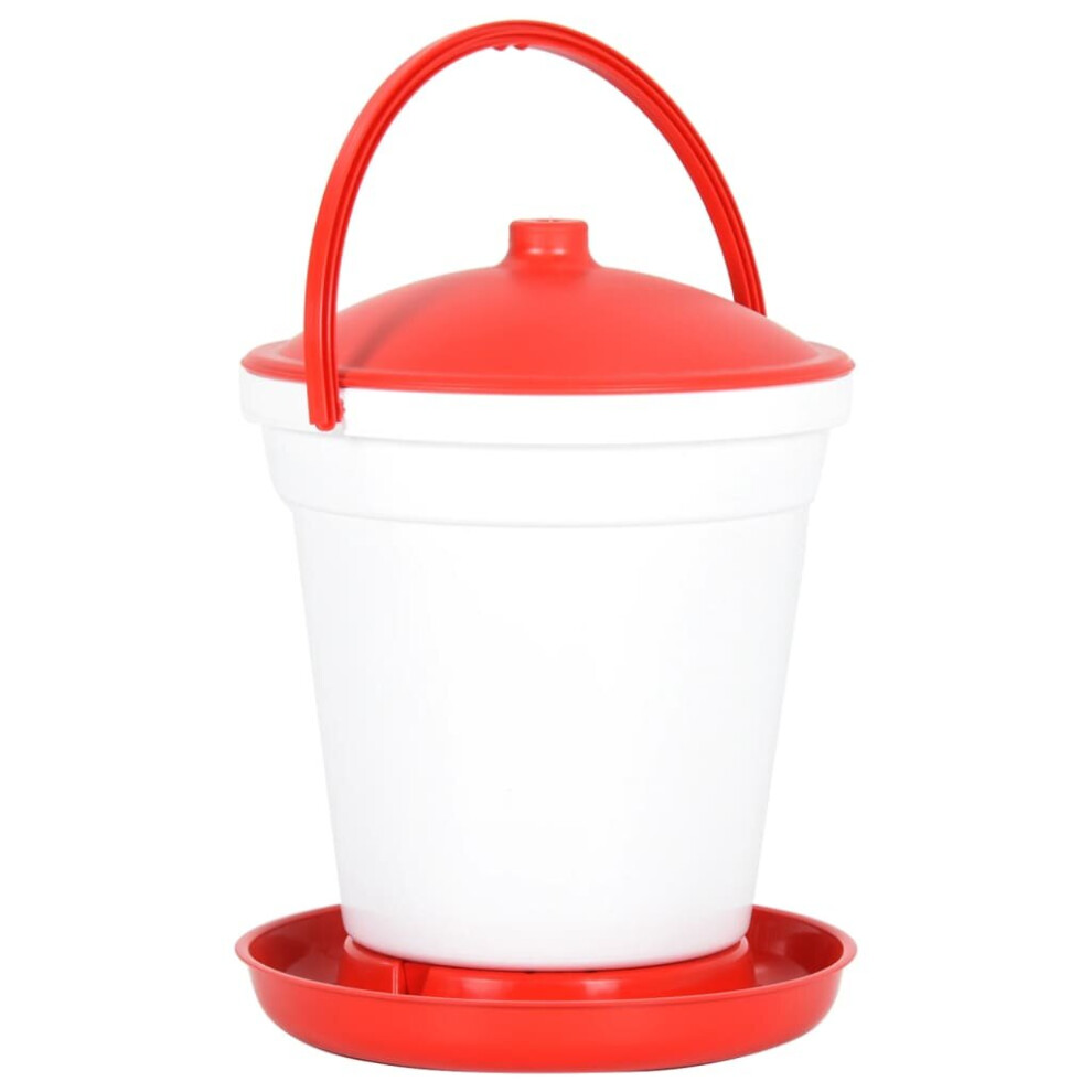 Vidaxl Automatic Poultry Drinker Outdoor Automatic Drinking Trough Waterer