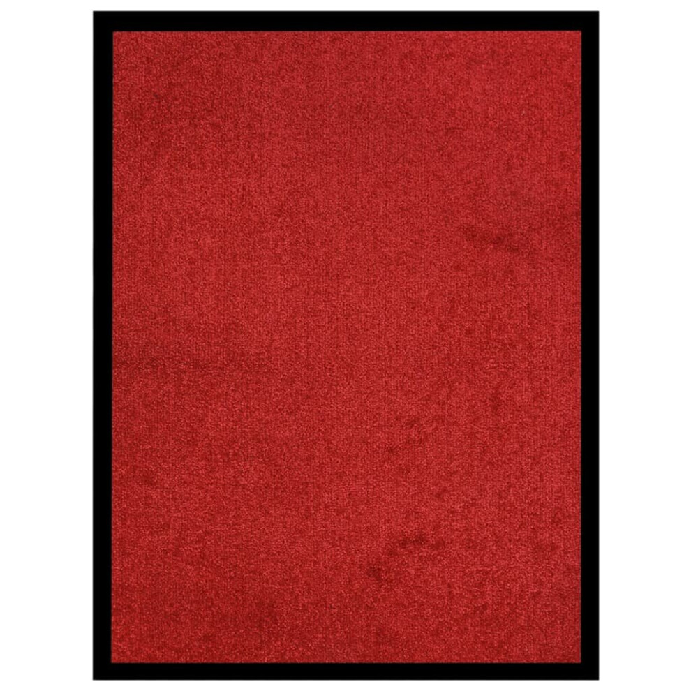 Vidaxl Doormat Red Home Decorative Barrier Welcome Front Door Mat Area Rug