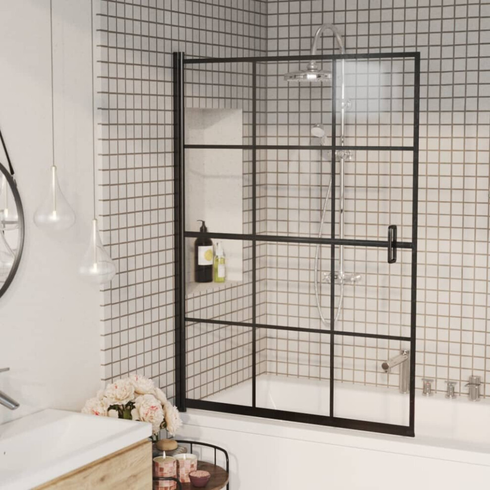 Vidaxl Shower Enclosure Esg Black Bathroom Shower Cabin Cabinet Cubicle Screen