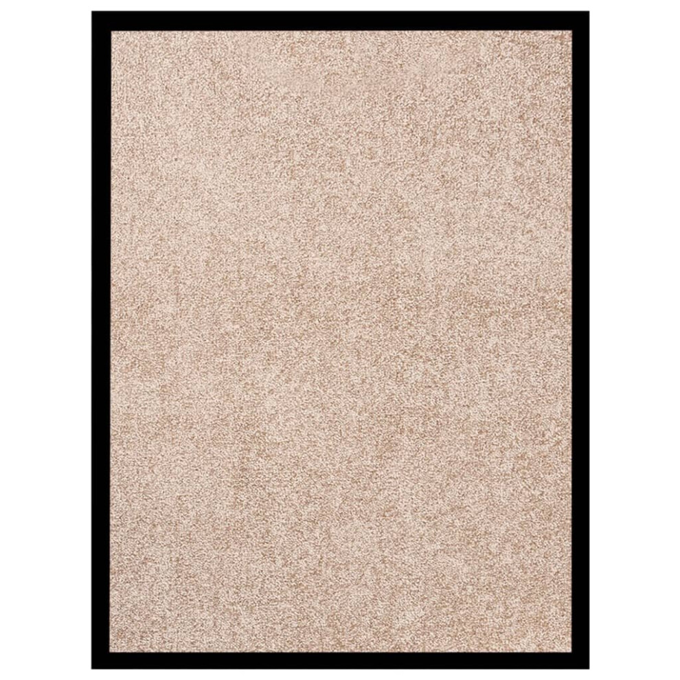 vidaXL Doormat Beige Home Decorative Barrier Welcome Front Door Mat Area Rug