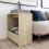 VidaXL vidaXL Side Table Sonoma Oak Engineered Wood Magazine Coffee Storage Table 1