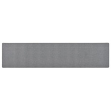 vidaXL Carpet Runner Dark Grey Hallway Kitchen Office Floor Carpet Area Rug