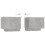VidaXL vidaXL Bedside Cabinet Concrete Grey Engineered Wood Nightstand Beside Table 8