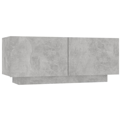 VidaXL vidaXL Bedside Cabinet Concrete Grey Engineered Wood Nightstand Beside Table 1