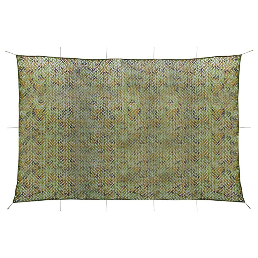 vidaXL Camouflage Net with Storage Bag Green Outdoor Patio Car Camping Net