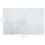VidaXL vidaXL Table Top with Marble Design White Tempered Glass Coffee Table Top Set 6