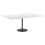 VidaXL vidaXL Table Top with Marble Design White Tempered Glass Coffee Table Top Set 2