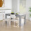 VidaXL vidaXL Dining Table Concrete Grey Engineered Wood Dining Room Kitchen Table 1