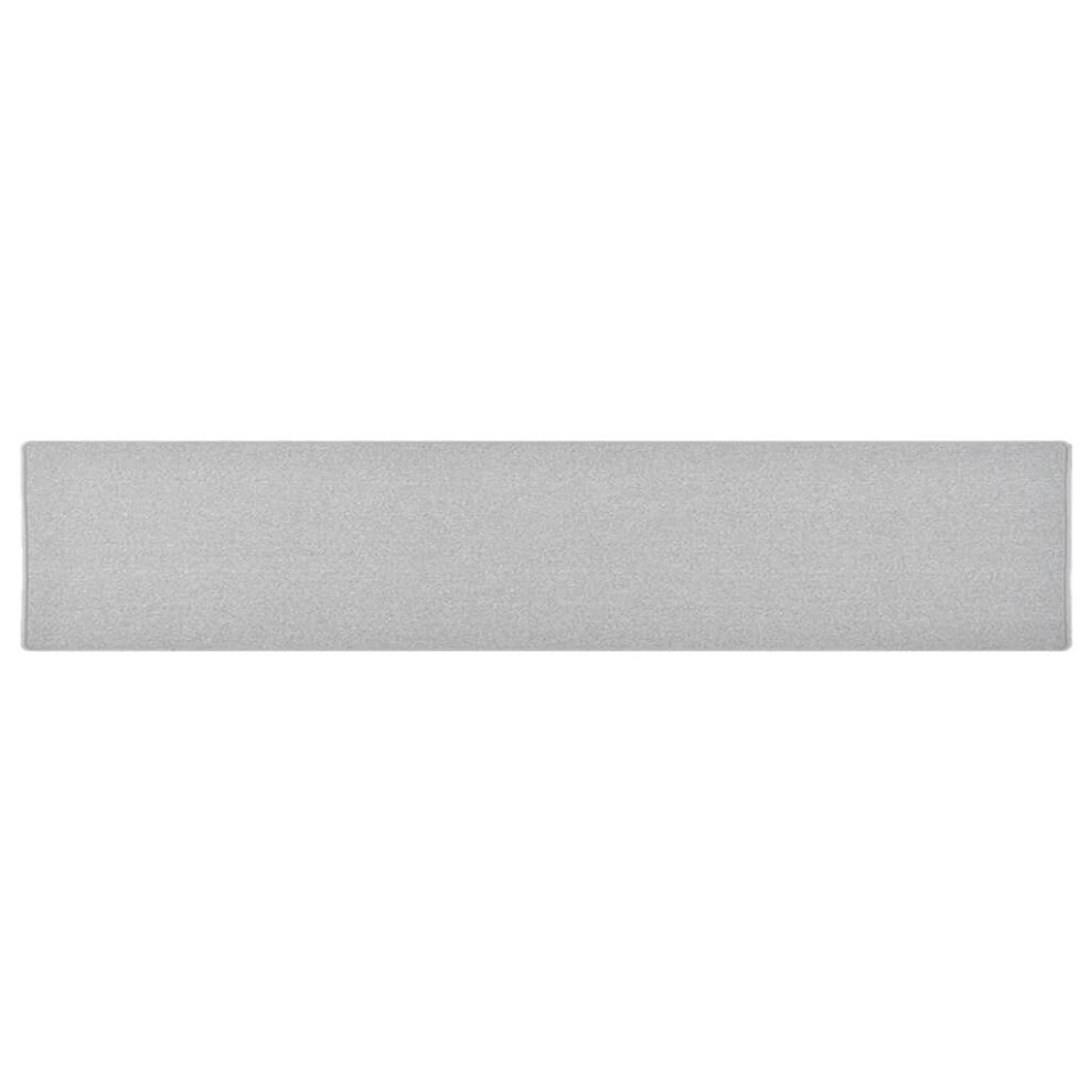 Vidaxl Carpet Runner Light Grey Hallway Kitchen Floor Carpet Mat Area Rug