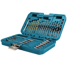 Makita Power Tool Set 50 Piece Metallic Driver Bit Set Power Tool Accessory