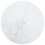VidaXL vidaXL Table Top White Tempered Glass with Marble Design Dining Table Top Set 1