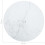VidaXL vidaXL Table Top White Tempered Glass with Marble Design Dining Table Top Set 4