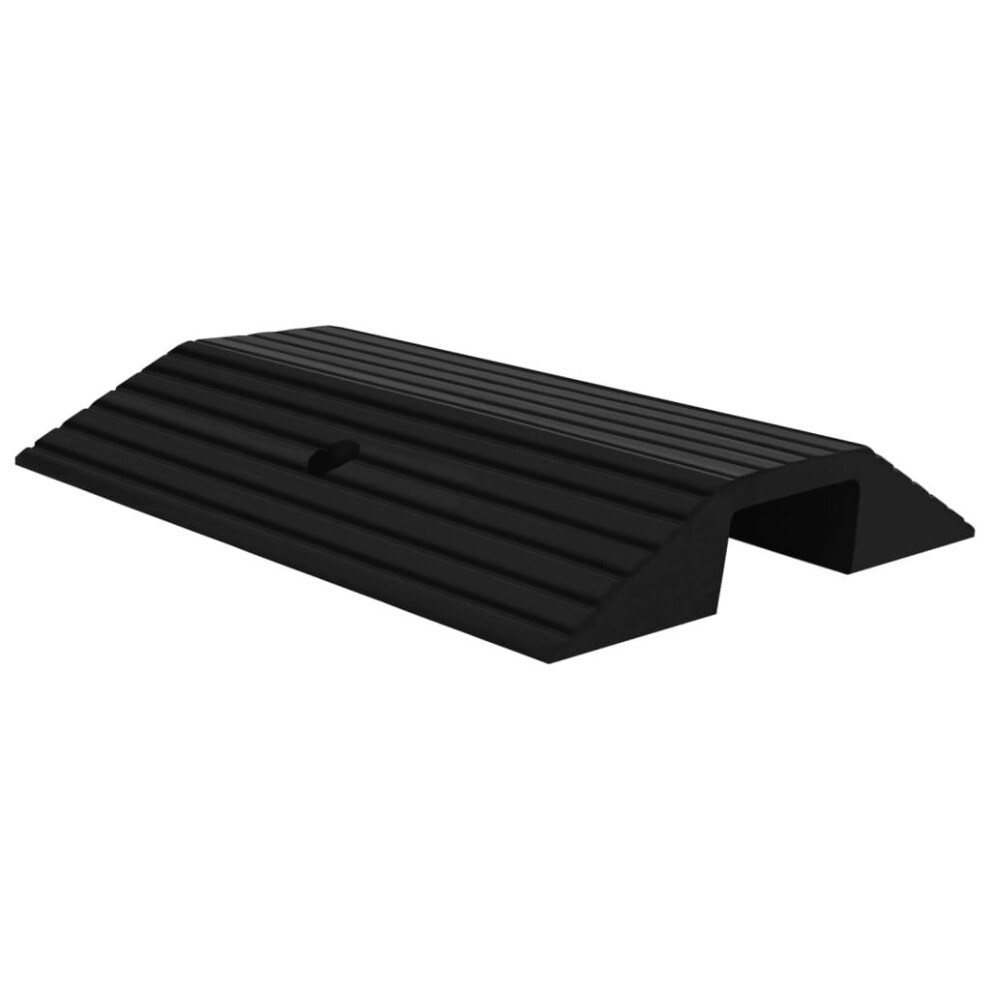 vidaXL Bridge Threshold Ramp Rubber Wheelchair Rollators Road Door Curb Ramp