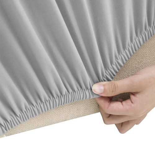 VidaXL vidaXL Stretch-Sofahusse Grau Polyester-Jersey 2