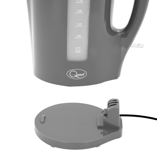 Quest Quest 35219 1.7 Litre Grey Kettle / Spout Filter, Water Level Indicator 1