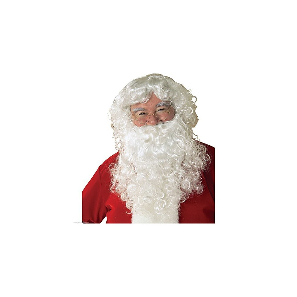 Economy Santa Wig & Beard Set Costume Accessory