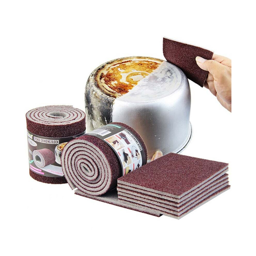 10pcs Sponge Carborundum Kitchen Sponge Eraser for Pan Pot Dish Sponges Kitchen Utensils Household Cleaning Items-image-OPC-P8NXPFF-NEW