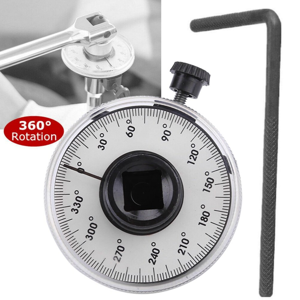 1/2 Inch Drive Torque Angle Gauge 360 Degree Angle Rotation Measurer Hand Tool Wrench Measuring Automotive Meter Tool 3304242196833