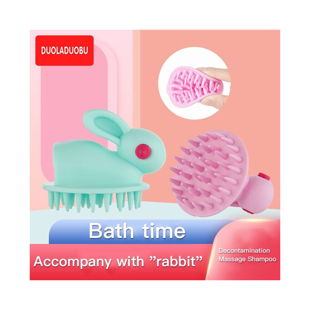 Silicone Shampoo Scalp Hair Massager Head Body Scalp Massage Brush Comb Hair Washing Comb Shower Brush Bath Spa Massage Brushes Lahdek