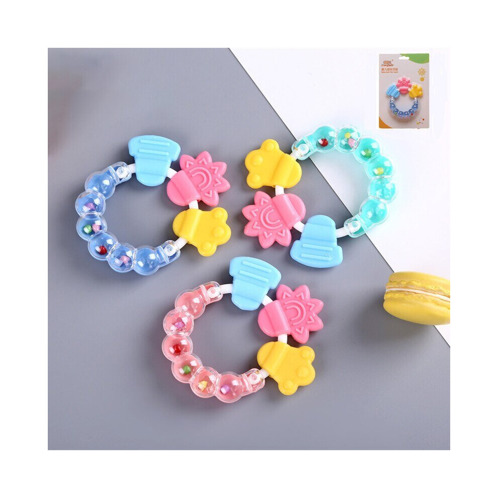 Photos - Other Toys Cartoon Baby Teether Educational Mobiles Toys Teeth Biting Baby Rattle Toy Bed Bell Silicone Handbell Jingle Birthday Gifts