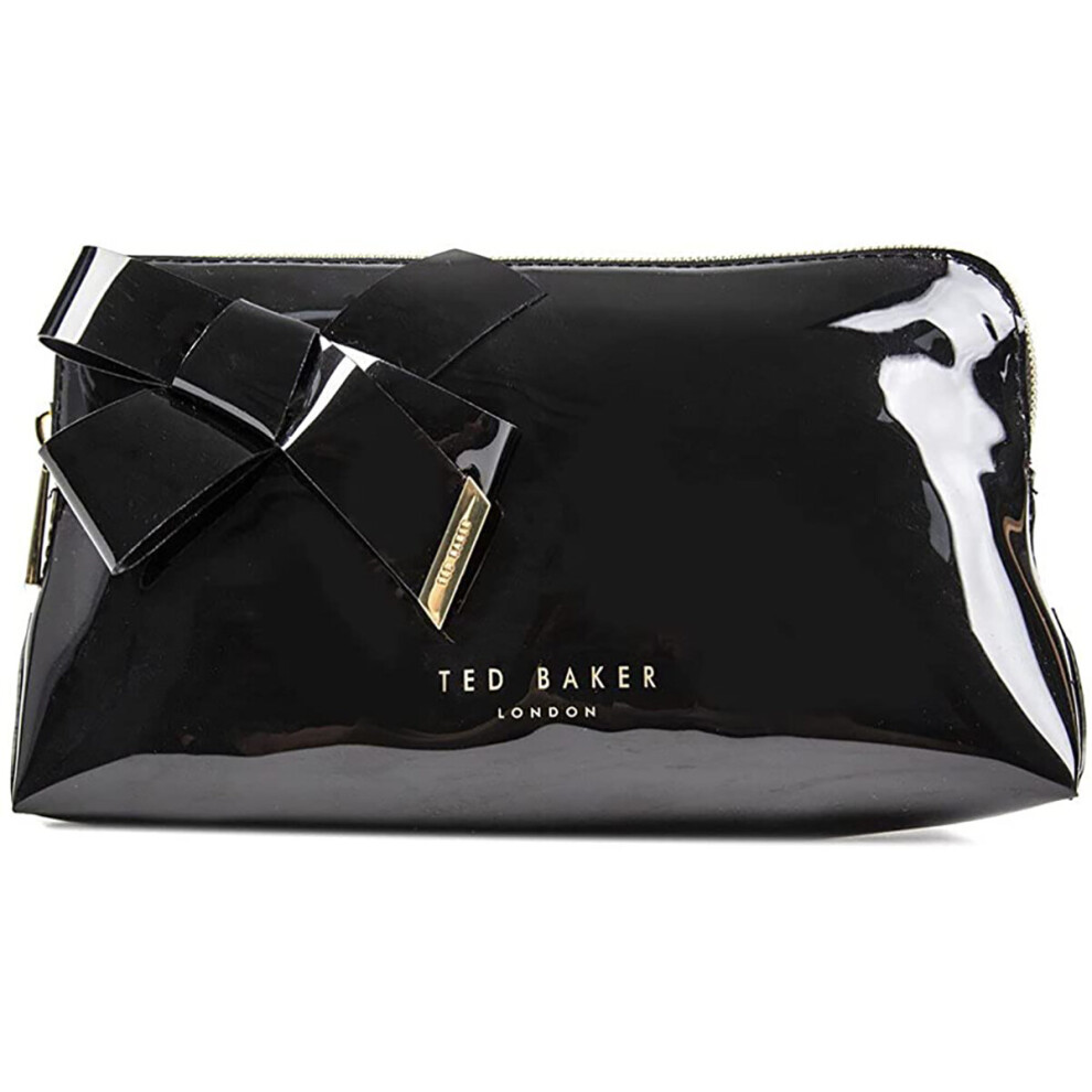 Ted Baker Nikolai Knot Bow Makeup Bag - Black (Size: One Size)