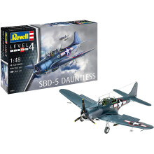 Maquette Revell 03869 SBD-5 Dauntless 1:48 - Kit ? assembler, couleur Aqua, qualit? sup?rieure, id?al pour les passionn?s de mod?lisme.
