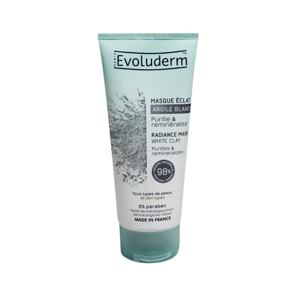 White Evoluderm Radiance Face Mask Clay - 100Ml