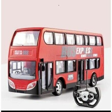2.4GHz RC London Double Decker Bus RC Radio Remote Control LED Bus Music & Lights Dynamic Bus Speed