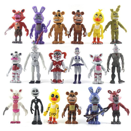 18-pack FNAF Five Nights at Freddy's actionfigurer leksaker 2