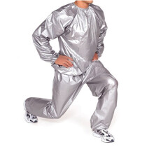 (Gray, 5XL) Sweat Suit Sauna Suits Weight Loss