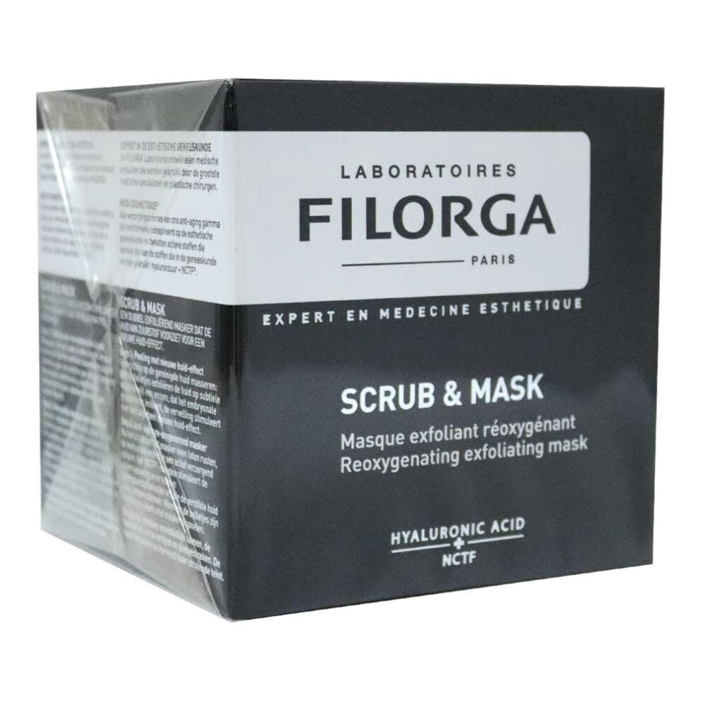 Filorga Scrub and Mask 55ml Reoxygenating Exfoliating Mask, Dual Action Exfoliating Mask