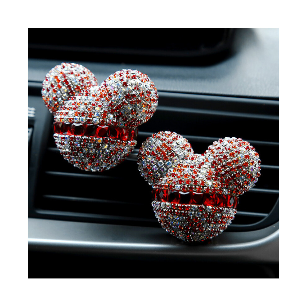 (Red) Air Freshener For Car, Solid Car Perfume, Vehicle Air Purifier, Car Fragrance Red 695332250355
