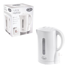 Quest 36039 1 Litre White Kettle / Spout Filter, Water Level Indicator