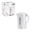 Quest Quest 36039 1 Litre White Kettle / Spout Filter, Water Level Indicator 1