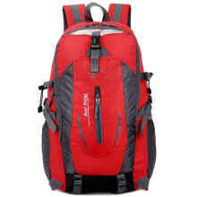 (Red) Large 40L Travel Rucksack Outdoor Waterproof Hiking Camping Bag Luggage Backpack