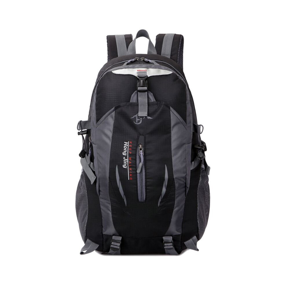 (Black) Large 40L Travel Rucksack Outdoor Waterproof Hiking Camping Bag Luggage Backpack Black,Multicoloured