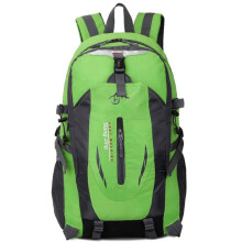 (Green) Large 40L Travel Rucksack Outdoor Waterproof Hiking Camping Bag Luggage Backpack
