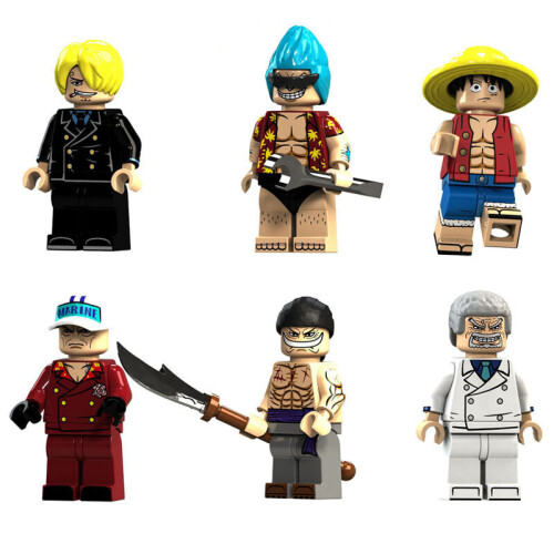 14 pièces de figurines One Piece, jouets compatibles avec Lego 2